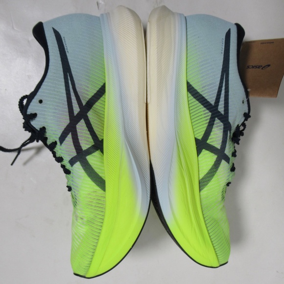 Asics MetaSpeed Sky Sneaker Hazard Green/Sky 1013A115 Size 6.5 US / 5 UK - Picture 9 of 12
